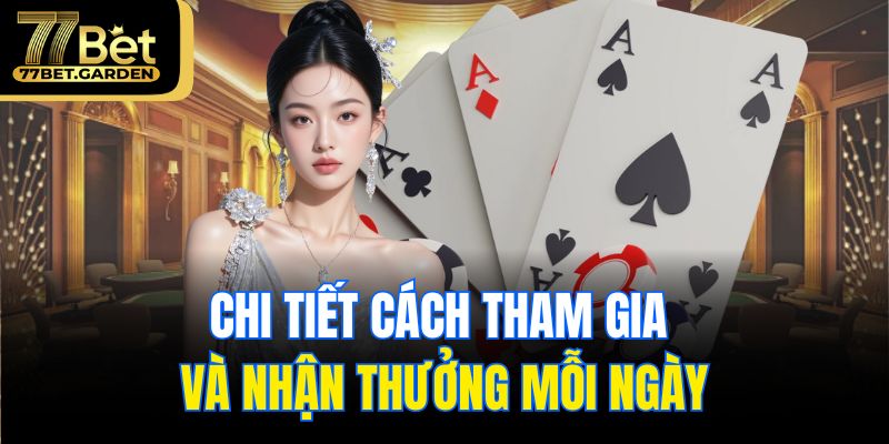 Chi tiết cách tham gia và nhận thưởng mỗi ngày